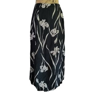 Size 8 Rafaella Floral 100% Silk Skirt - Great Condition